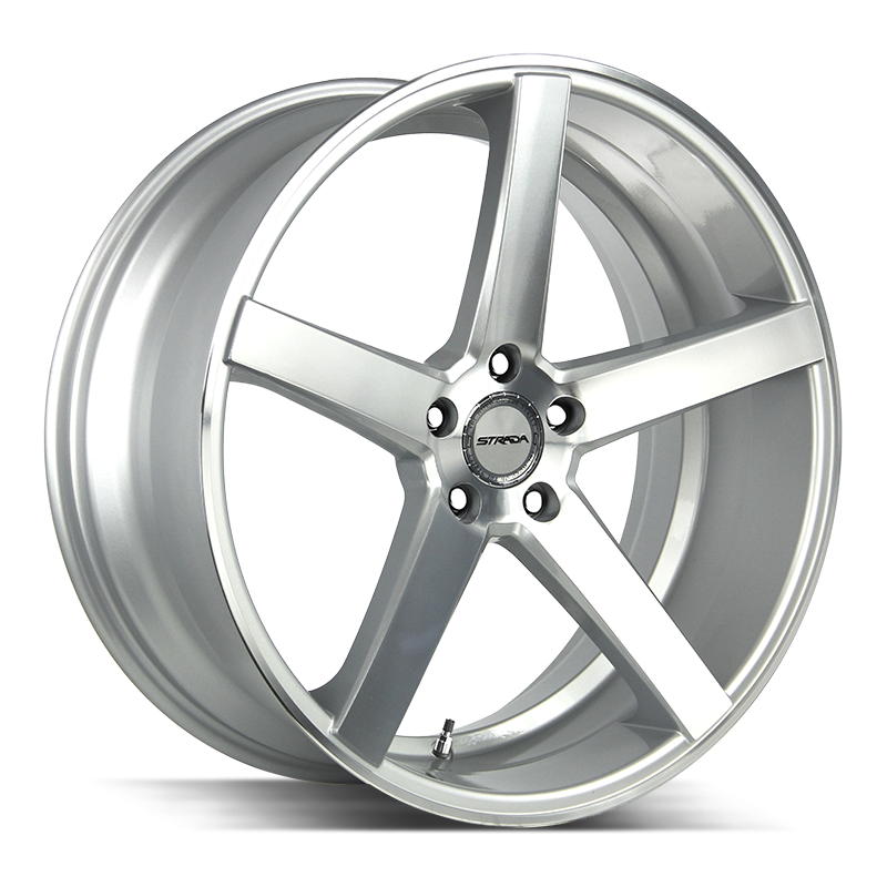Strada Perfetto S35 Silver Machined wheel