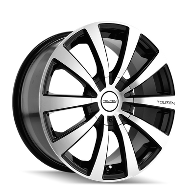 Touren TR3 3130 Gloss Black Machined wheel