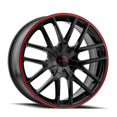 Touren TR60 3260 Black With Red Ring wheel