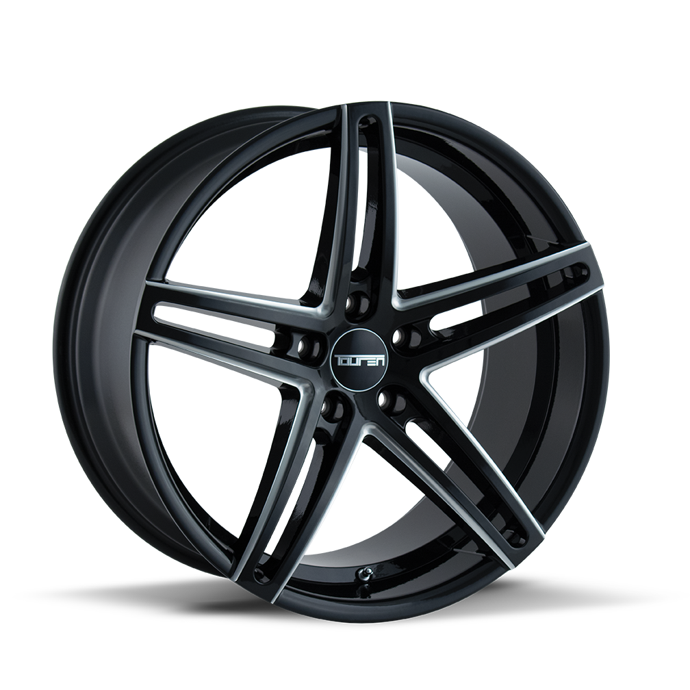 Touren TR73 3273 Gloss Black Milled wheel