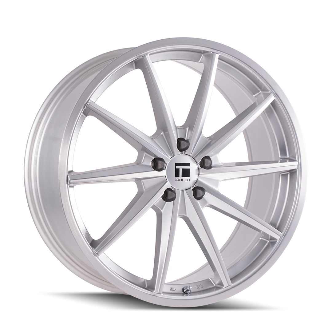 Touren TF02 3502 Gloss Silver Brushed wheel