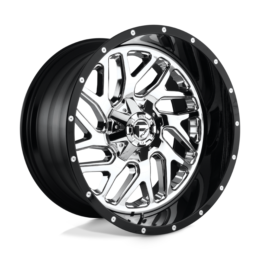Fuel 2PC D211 TRITON Chrome wheel