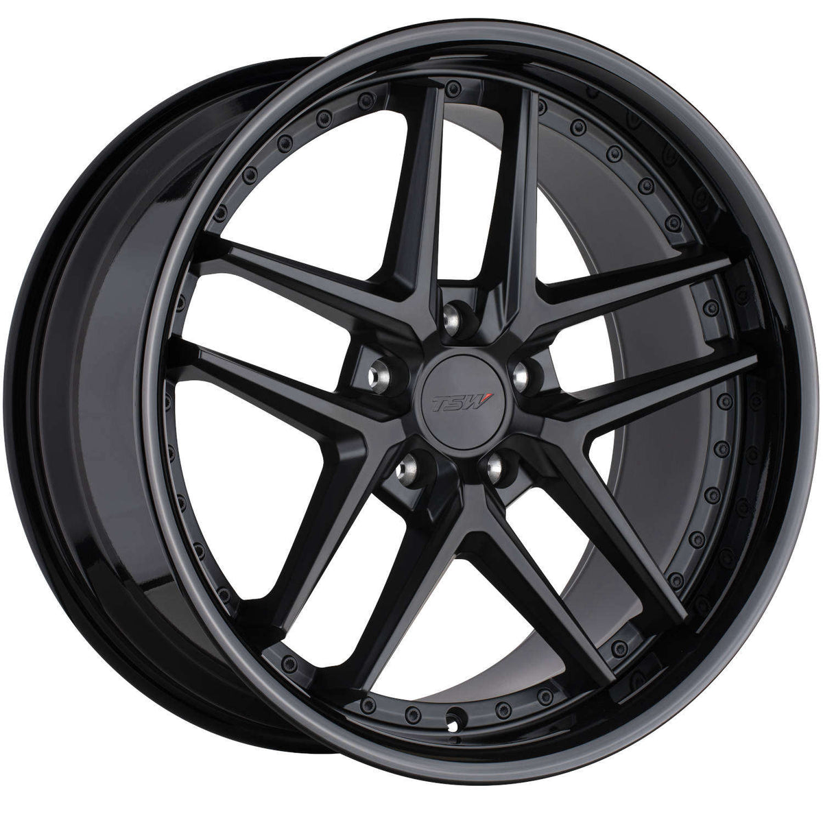TSW Premio Matte Black wheel