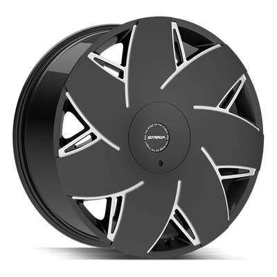 Strada Turbina S67 Black Milled wheel