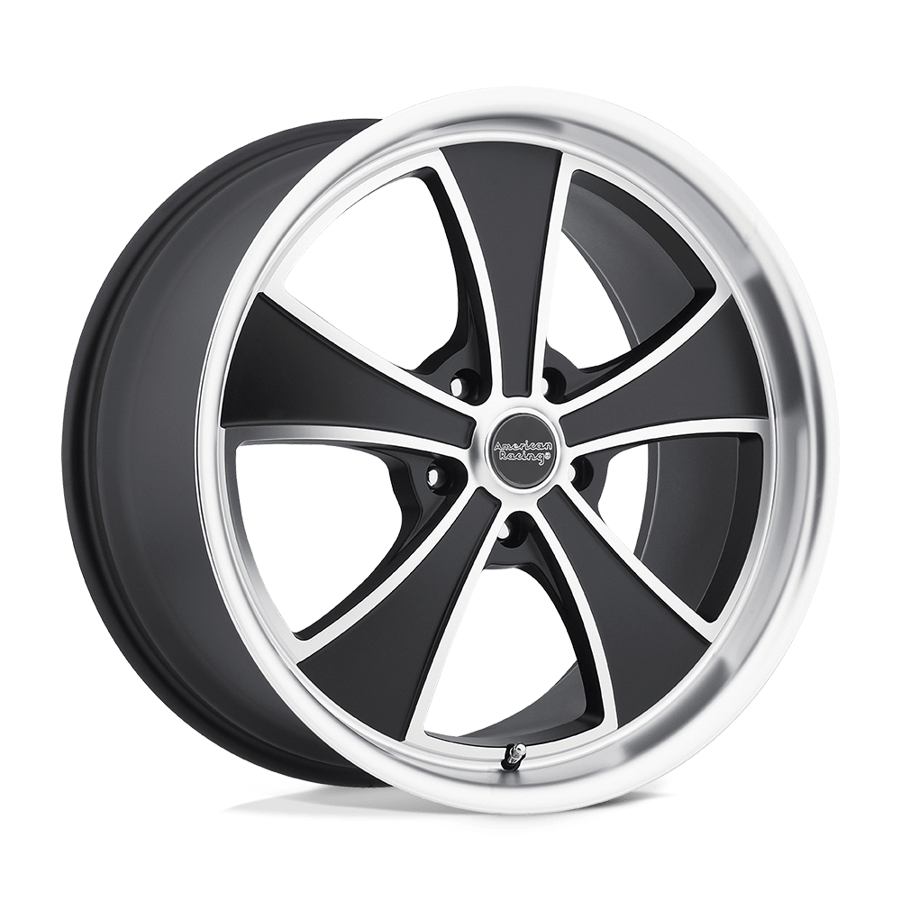 American Racing Vintage VN807 MACH 5 Black wheel