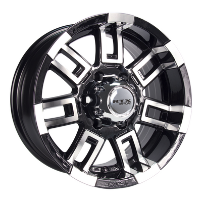 RTX Offroad CRUSH Black Machined wheel