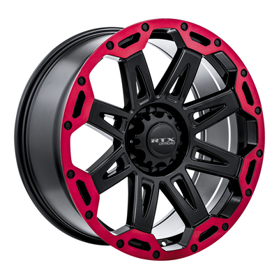 RTX Gobi Offroad Black with Red Lip wheel