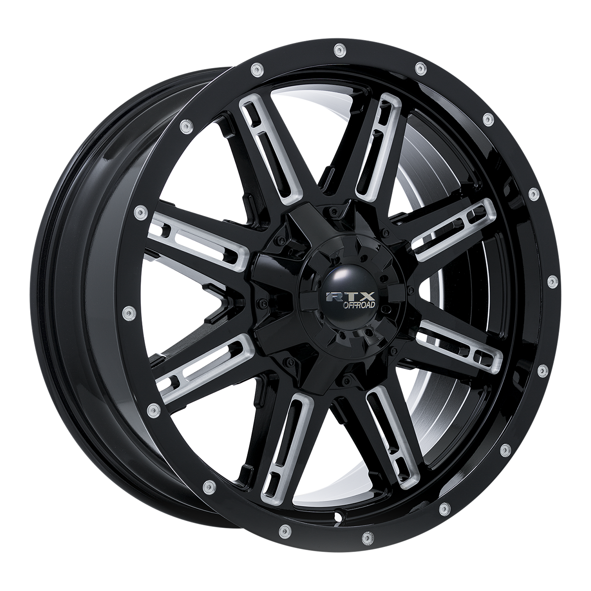 RTX Offroad RAVINE Black Milled wheel