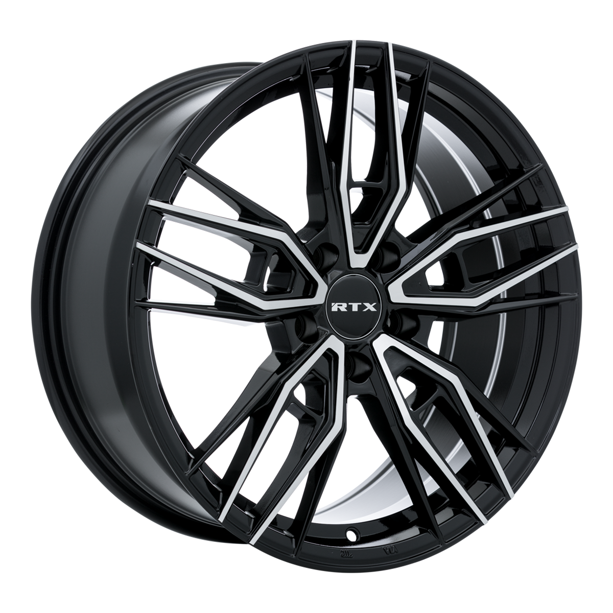 RTX SCEPTER Gloss Black Machined wheel