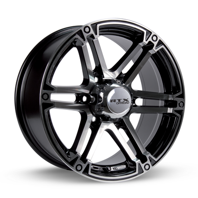 RTX Offroad SLATE Black Machined wheel