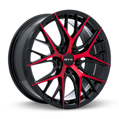RTX VALKYRIE Black Machined Red wheel