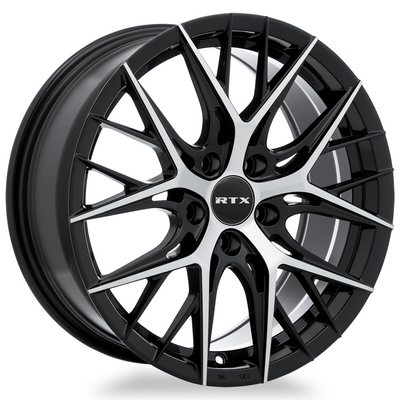 RTX VALKYRIE Gloss Black Machined wheel