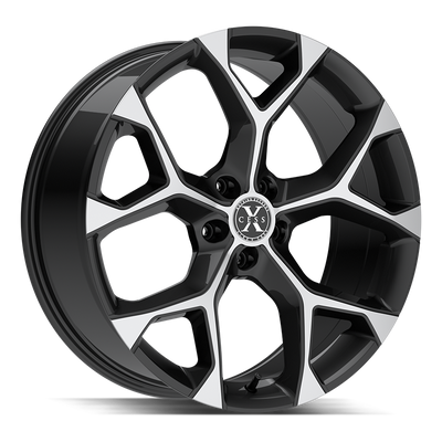 XCess 5 Flake X05 Black Machined wheel