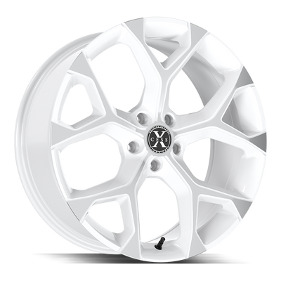 XCess 5 Flake X05 White Machined wheel