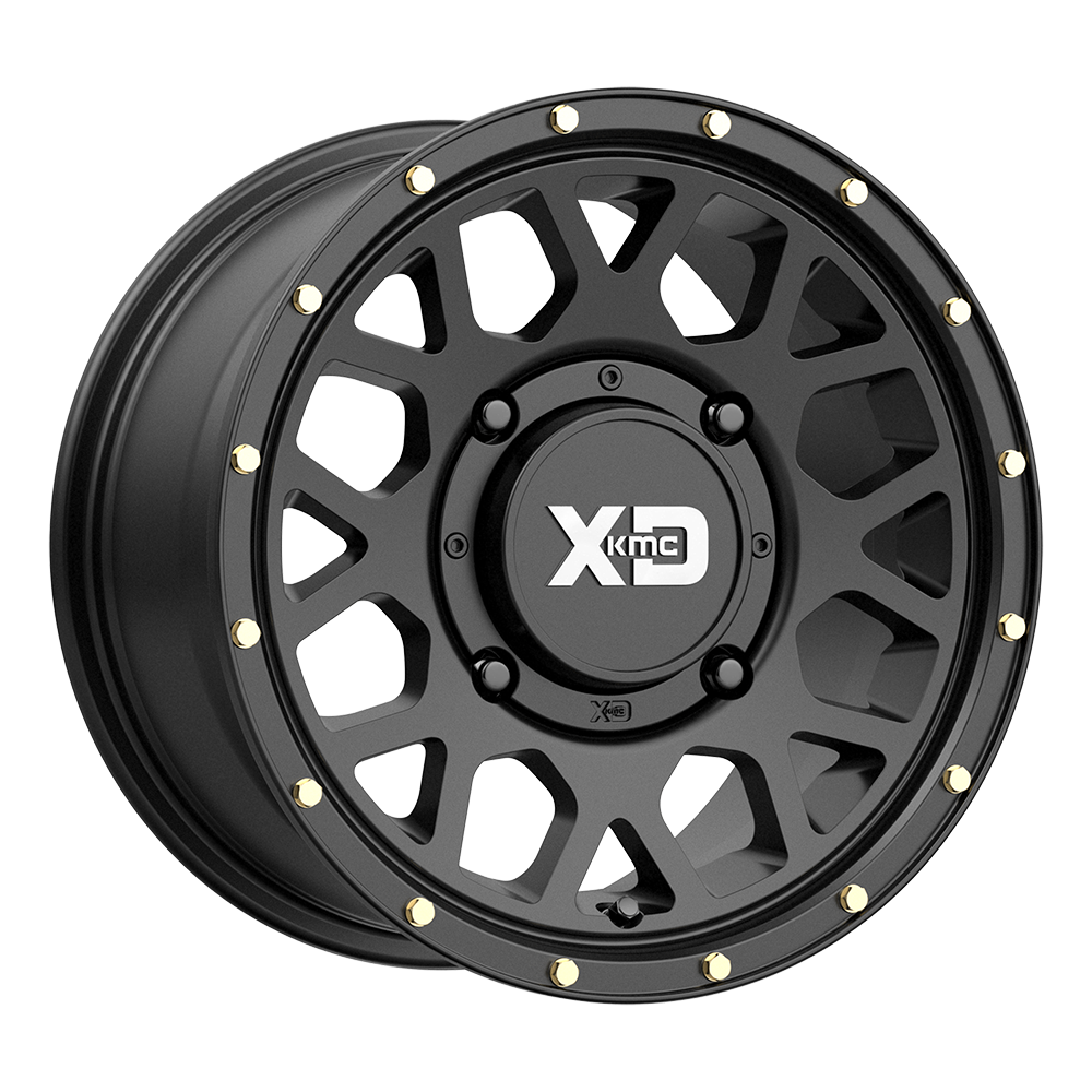 XD Powersports XS135 GRENADE Black wheel