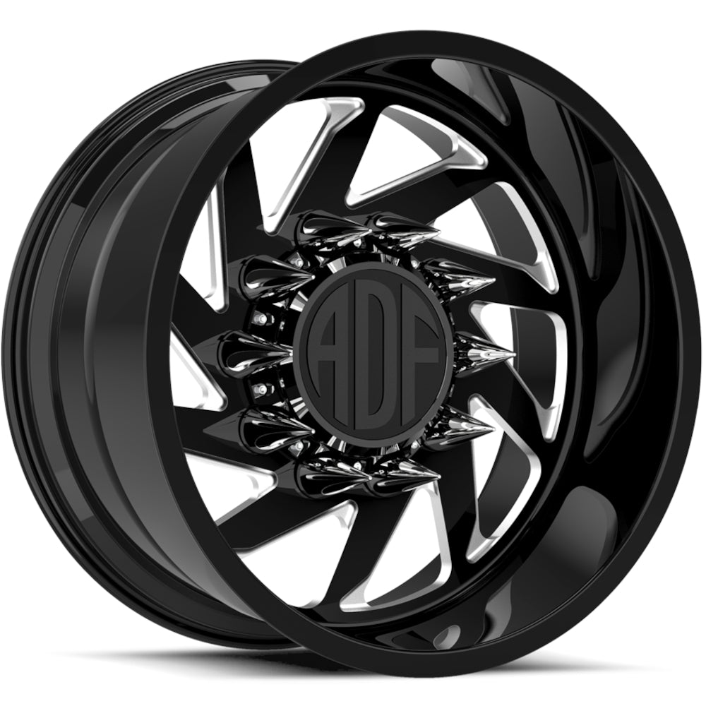 ADF Contractor SS Black Milled Wheel