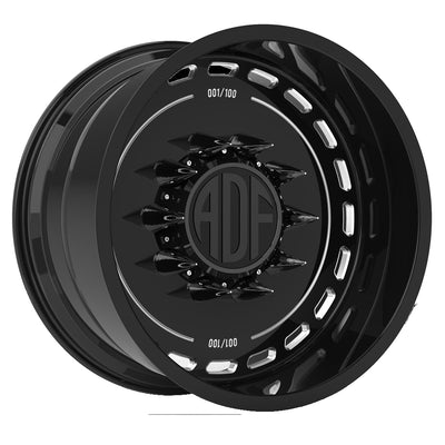 ADF LTD SS Black Milled Wheel