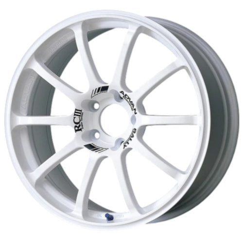 Advan Racing RCIII White Wheel