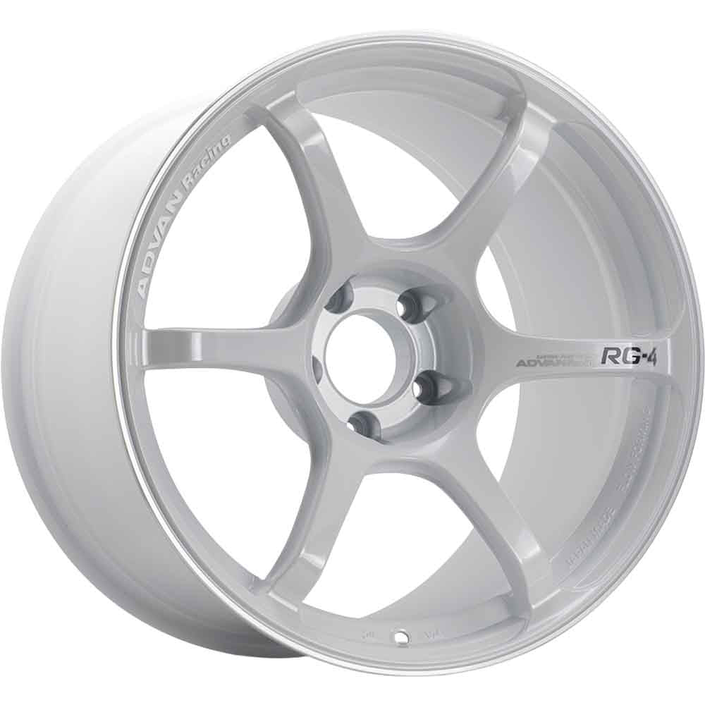 Advan Racing RG-4 White Machined Wheel