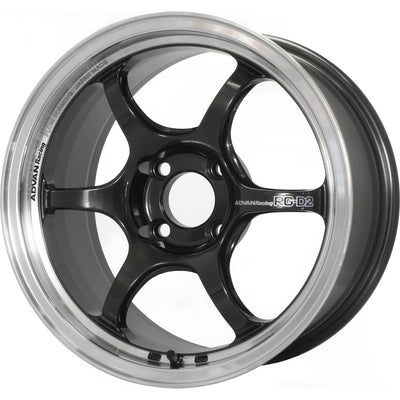 Advan Racing RG-D2 Black Machined Wheel