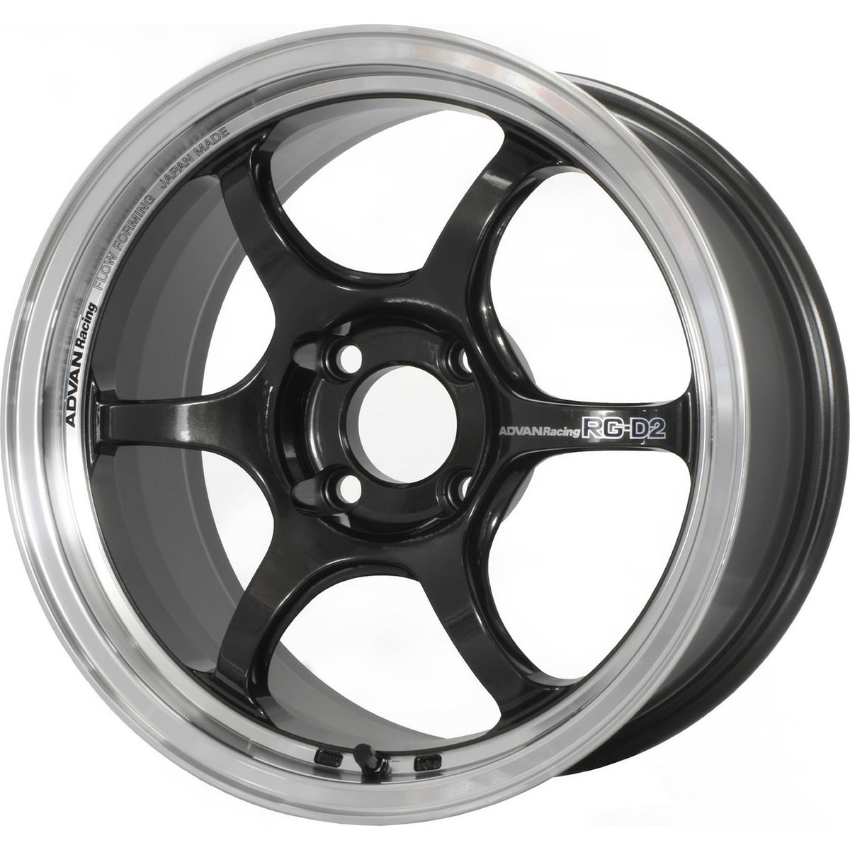 Advan Racing RG-D2 Black Machined Wheel