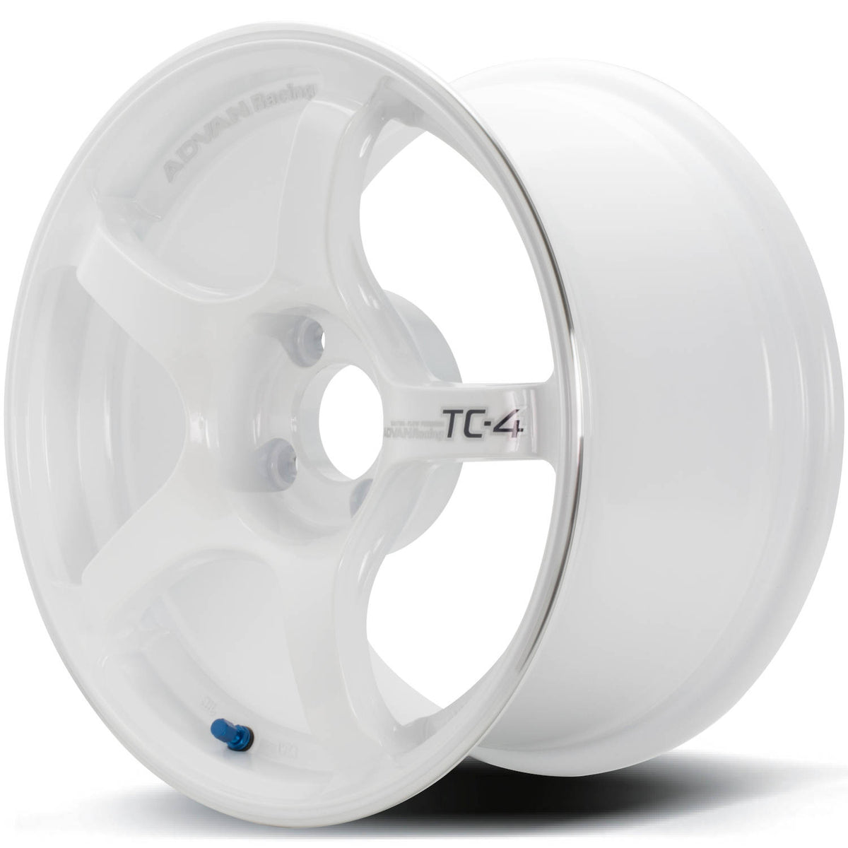 Advan Racing TC4 White Machined Wheel