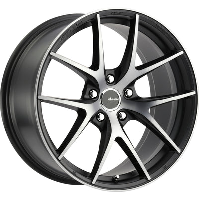 Advanti Racing Vigoroso Black Machined Wheel