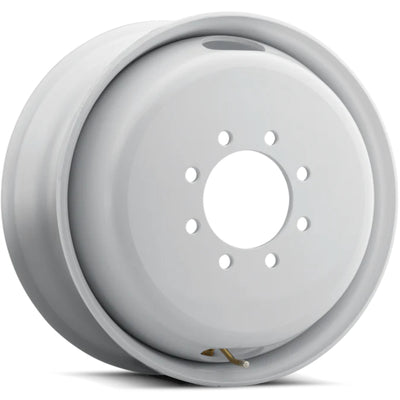 Allied Wheel CT-Hub Piloted Dual Gloss White Wheel