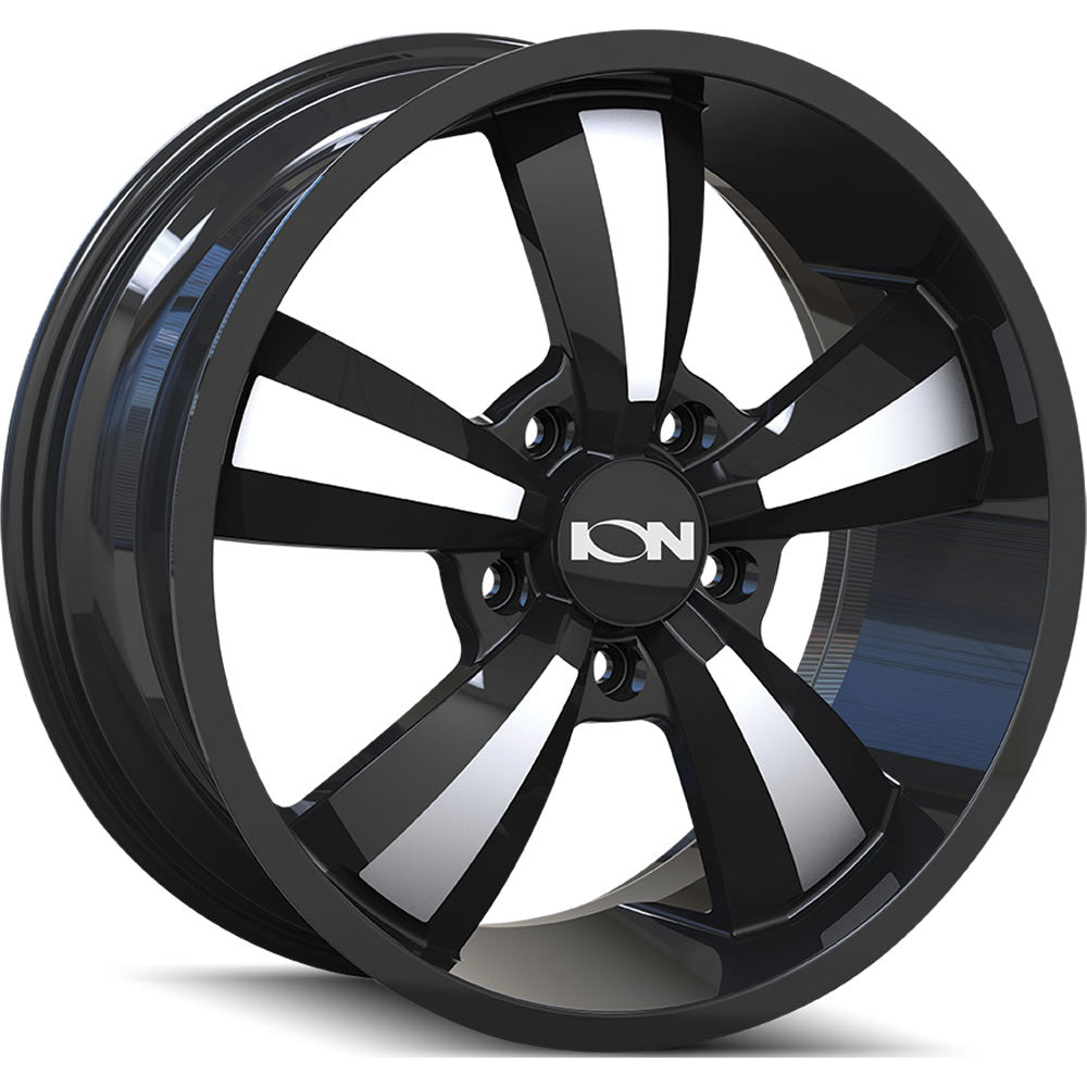 Alloy Ion Style 102 Black Machined Wheel