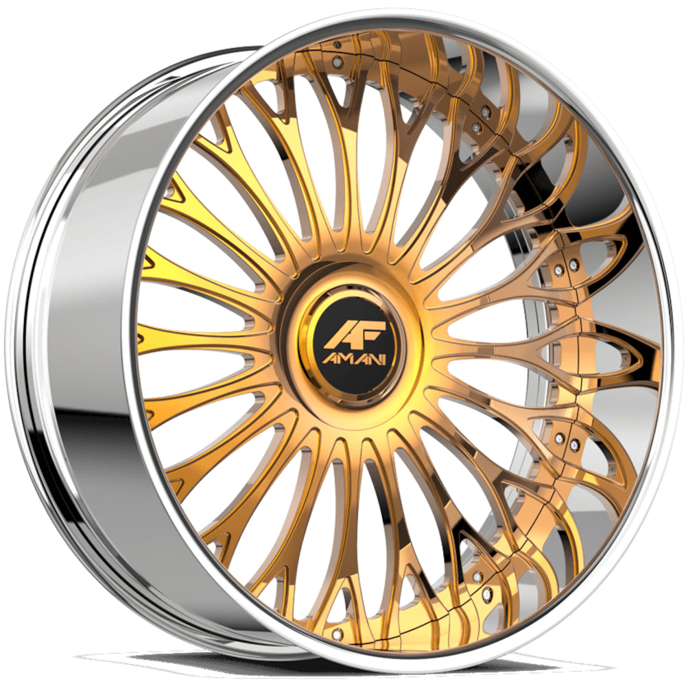 Amani Forged Off-Road Napoliano Gold Wheel