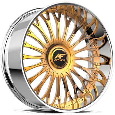 Amani Forged Off-Road Napoliano Gold Wheel