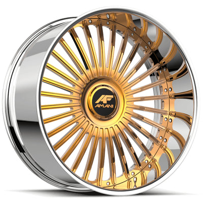 Amani Forged Off-Road REAL Gold Wheel
