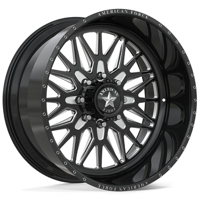 American Force Iceberg SS Black Milled Wheel