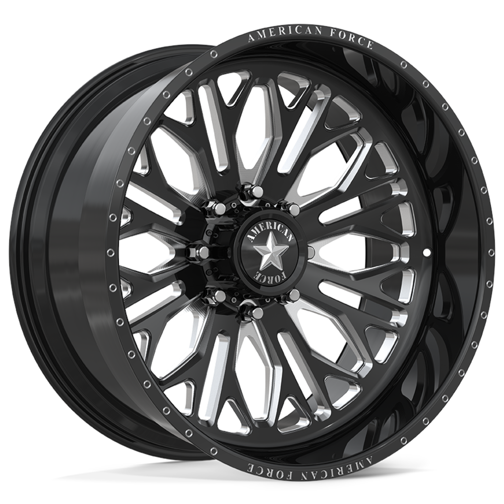 American Force Intrepid CC Black Milled Wheel