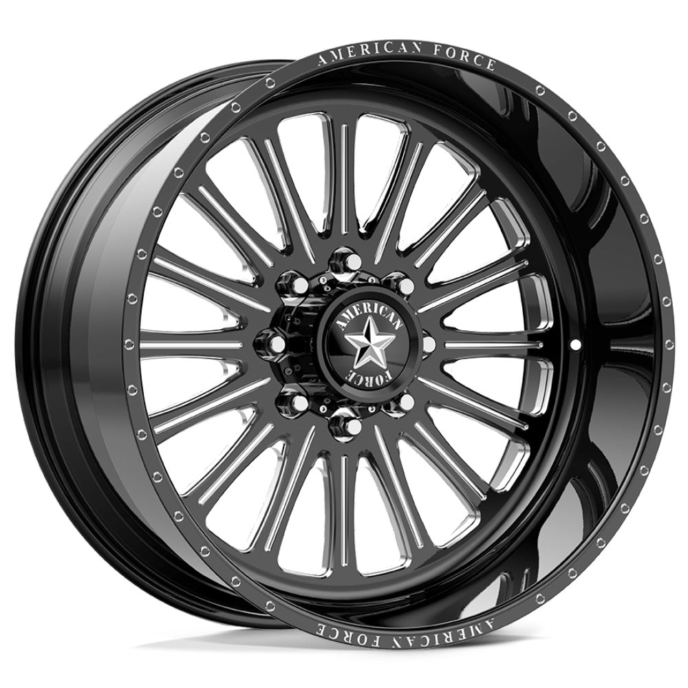 American Force Lexar SS Black Milled Wheel