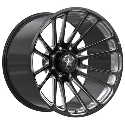 American Force Oxide ZL 8 Black Milled Wheel
