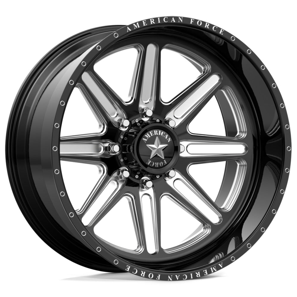 American Force Peak CC Black Milled Wheel