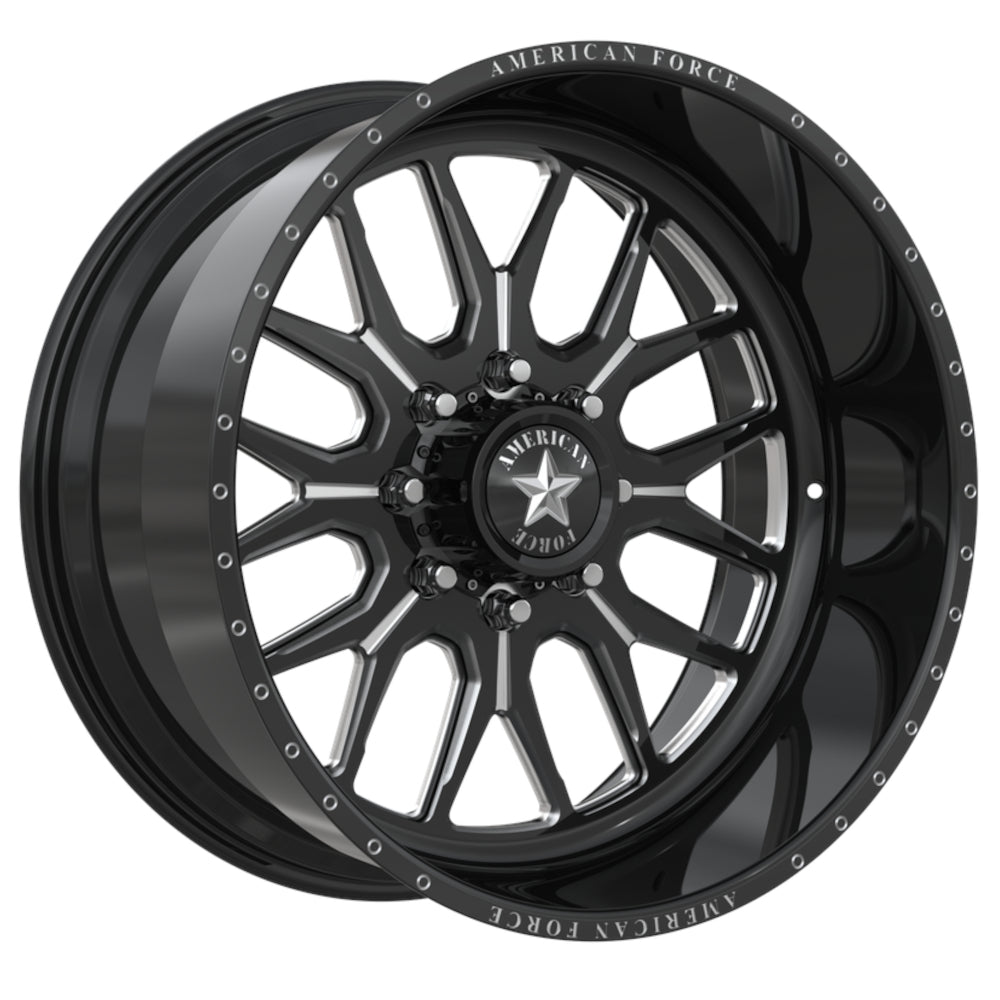American Force Talon SS Black Milled Wheel
