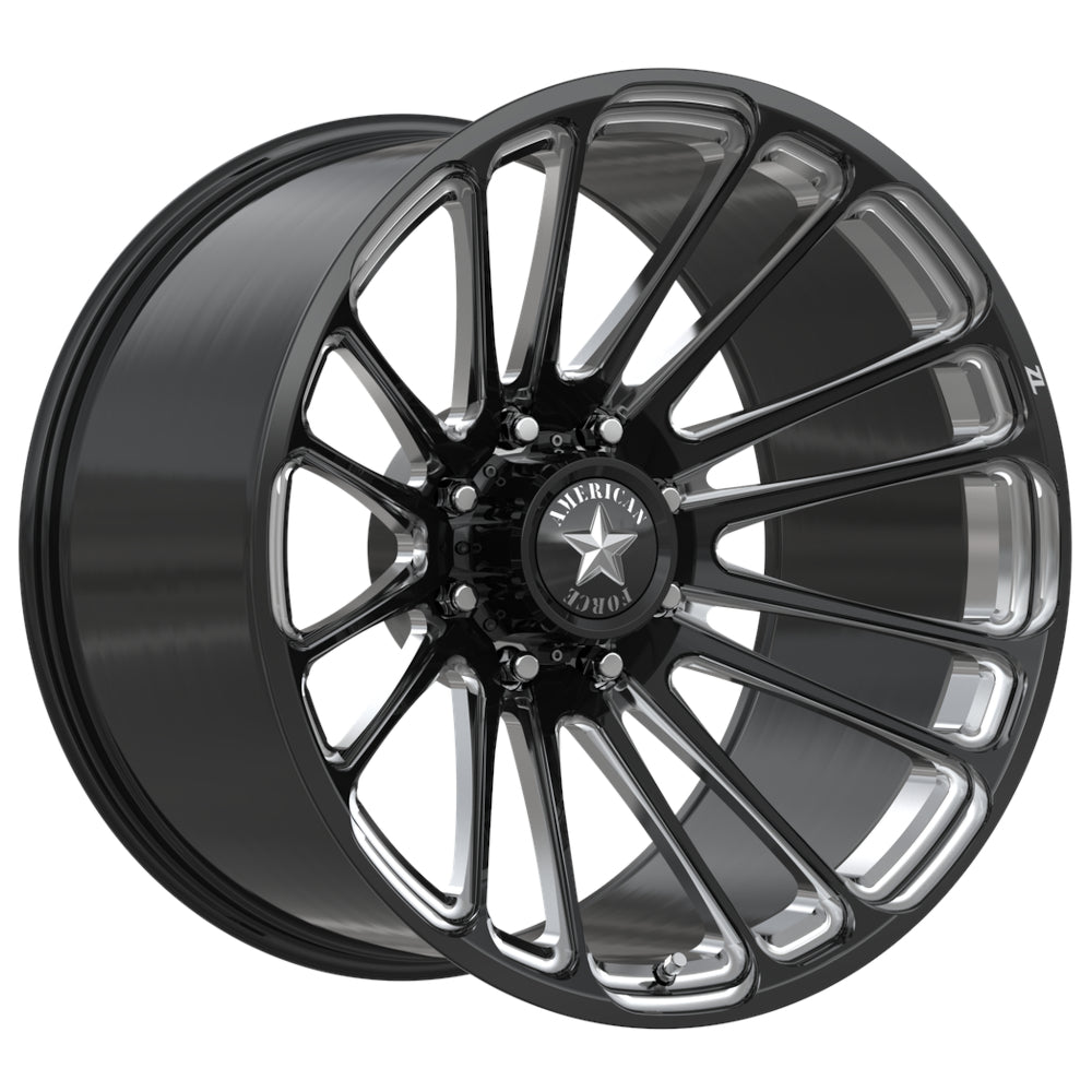 American Force Thermo ZL 8 Black Milled Wheel