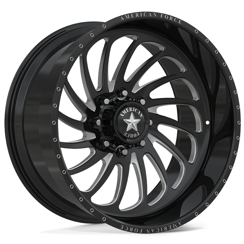 American Force Torrent CC Black Milled Wheel