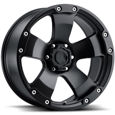 American Outlaw Bootlegger Satin Black Wheel