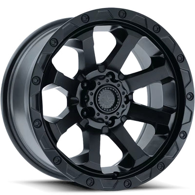 American Outlaw Capone Satin Black Wheel