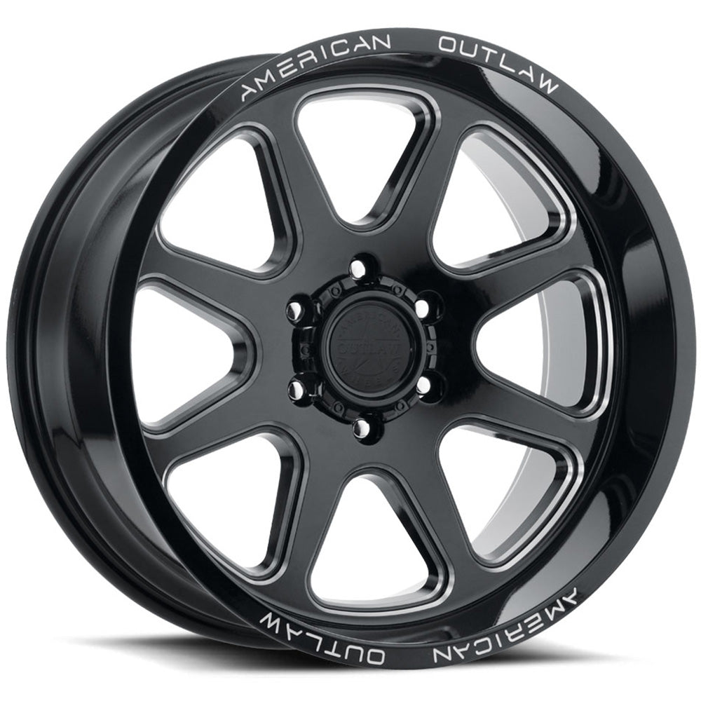 American Outlaw Derringer Black Milled Wheel