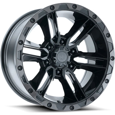 American Outlaw Railcar Black Machined Wheel