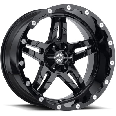 American Outlaw Revolver Satin Black Wheel