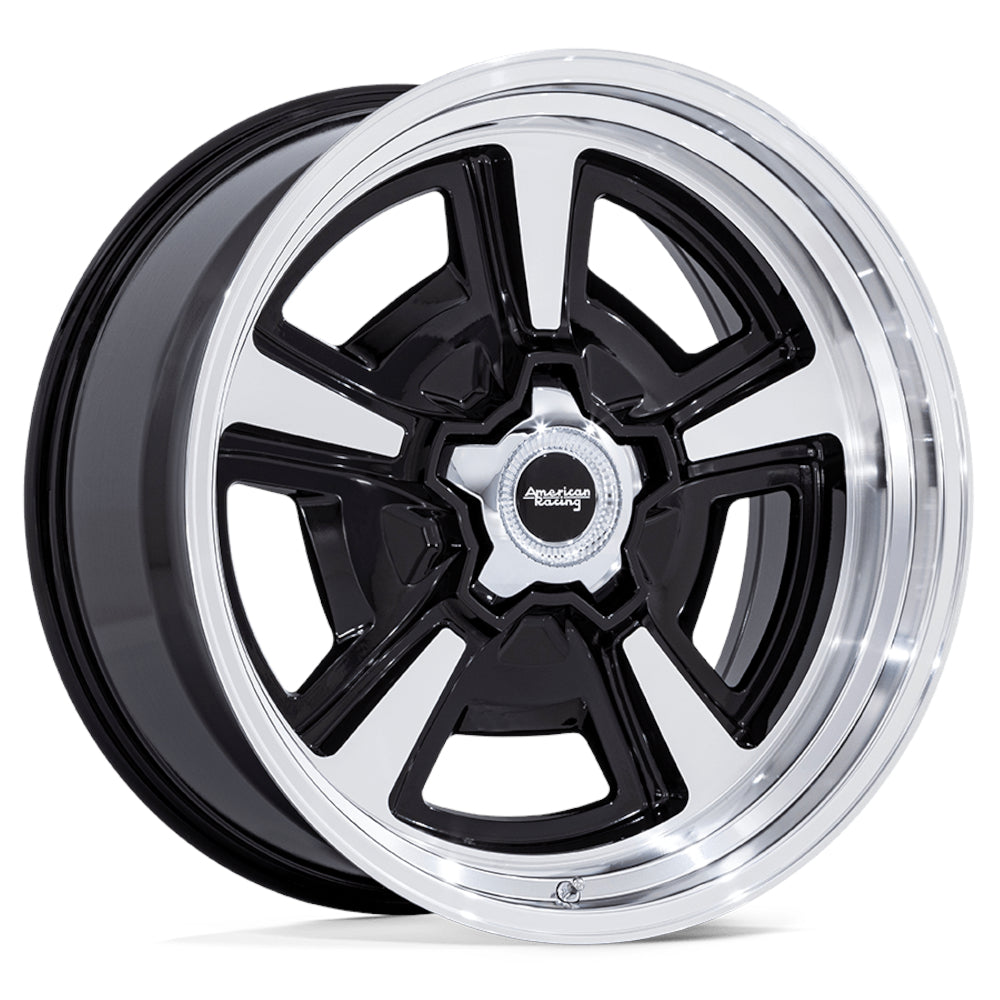 American Racing Vintage Marauder Black Machined Wheel