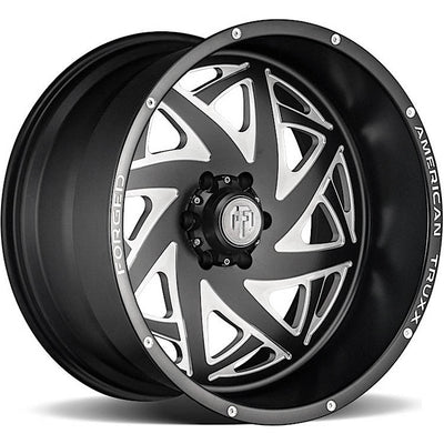 American Truxx Forged Kronos Black Milled Wheel