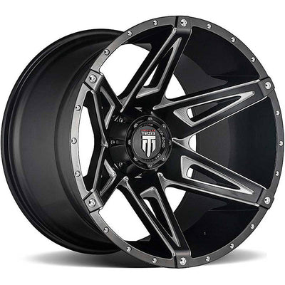American Truxx Kutz Black Milled Wheel