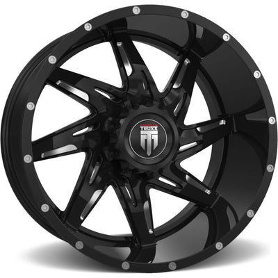 American Truxx Spider Black Milled Wheel