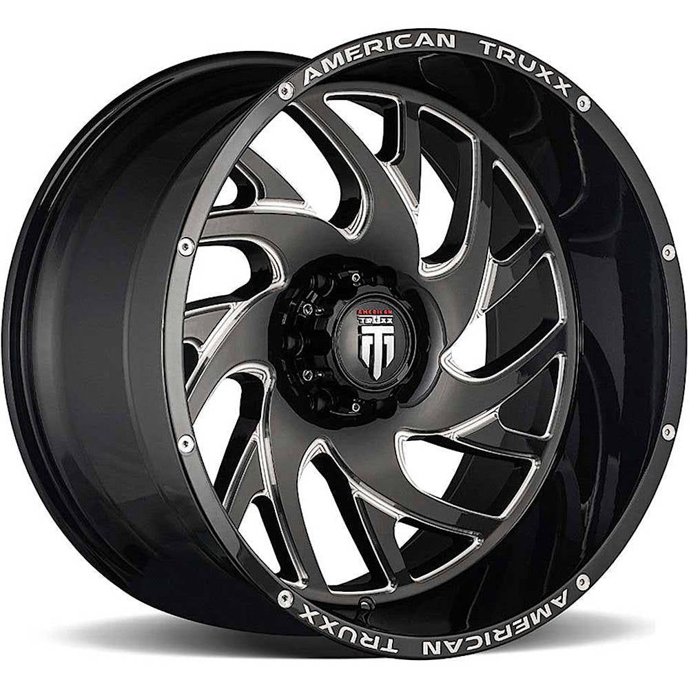 American Truxx Xclusive Black Milled Wheel